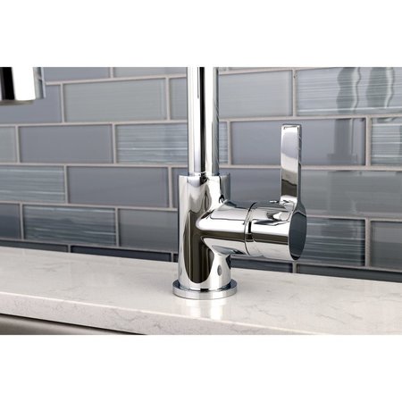 Gourmetier LS8771CTL Continental Single-Handle Pre-Rinse Kitchen Faucet, Chrome LS8771CTL